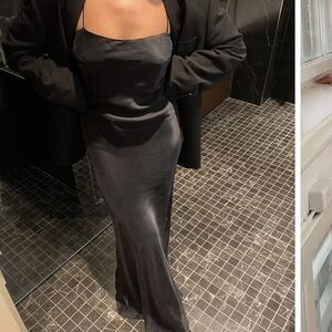 Djerf Avenue Dream Dress Maxi Ash